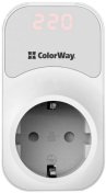 Мережевий фільтр ColorWay DS1 White (CW-VR16-01D)