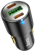 Автомобільний зарядний пристрій Hoco NZ6 45W Black (6931474765185)