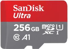 FLASH пам'ять SanDisk Ultra UHS-I A1 Micro SDXC 256GB with adapter (SDSQUAC-256G-GN6MA)