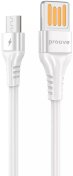 Кабель Proove Double Way Silicone 2.4A AM / MicroUSB 1m White (CCDS20001302)