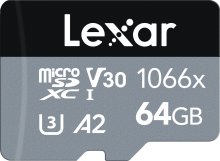  FLASH пам'ять Lexar Professional 1066x Micro SDXC 64GB with adapter (LMS1066064G-BNANG)
