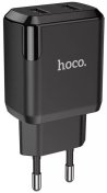Зарядний пристрій Hoco N7 2U  2.1A Black  (N7_Black)