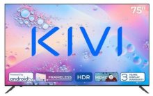 Телевізор LED Kivi 75U760QB (Android TV, Wi-Fi, 3840х2160)