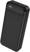 Батарея універсальна XO PR136 20000mAh 10W Black  (PR136_Black)