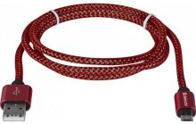 Кабель Defender 08-03T Pro AM/MicroB 1m Red  (87801)