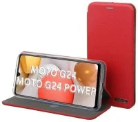 Чохол BeCover for Motorola G24/G24 Power - Exclusive Burgundy Red (710727)