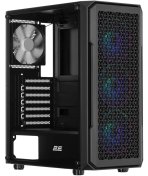 Корпус 2E Gaming Hexagon Black with window (2E-G338)