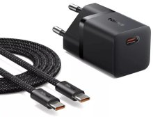 GaN5 Fast Charger mini 1C Black with Type-C / Type-C