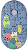 Миша 2E MF300 Pets Cats Silent Wireless Blue  (2E-MF300WPETSBL)