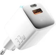 Зарядний пристрій Essager PoleStar GaN Travel Charger 33W White (ECTAC-JXB02-Z)