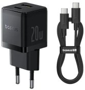 Зарядний пристрій Baseus Palm 20W Black with Type-C/Type-C  (P10111608113-01)