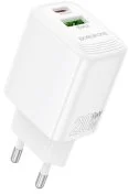 Зарядний пристрій BOROFONE BN27 Fuente QC3.0 PD 20W White (6941991120268)