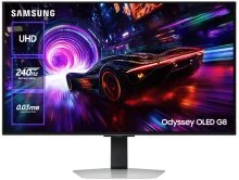 Монітор Samsung Odyssey OLED G8 G81SF (LS32FG812SIXCI) - 32" QD-OLED / 3840×2160 / 240 Гц / AMD FreeSync Premium Pro, Nvidia G-Sync Compatible / Pivot / HAS