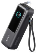 Батарея універсальна Anker 25000mAh 165W Built-In Double USB-C Cables Black  (A1695H11)