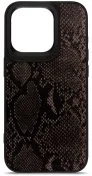 Чохол Harder for Apple iPhone 15 Pro - Genuine Snake Black (ARM76783)