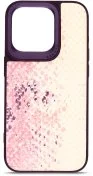 Чохол Harder for Apple iPhone 15 Pro - Snake Pattern Pink (ARM76797)