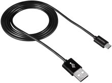 Кабель Canyon UM-1 1A AM / MicroB 1m Black (CNE-USBM1B)