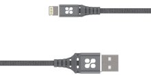 Кабель Promate NerveLink-i 2.4A AM / Lightning 1.2m Grey (6959144042947)
