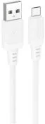 Кабель BOROFONE BX115 Lotto 2.4A AM / MicroUSB 1m White (6941991119651)
