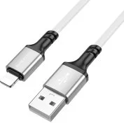 Кабель BOROFONE BX83 Famous 2.4A AM / Lightning 1m White (6974443386363)