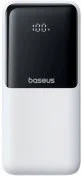 Батарея універсальна Baseus Lipow 20000mAh 22.5W White Built-In Lightning / USB-C cable (P10079102213-00)