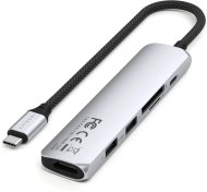 USB-хаб Satechi 6in1 Slim Multiport 4K Silver (ST-P6SS)