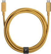 Кабель Native Union Belt Pro 240W Type-C / Type-C 2.4m Kraft (BELT-PRO2-KFT-NP)
