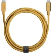 Кабель Native Union Belt Pro 240W Type-C / Type-C 2.4m Kraft (BELT-PRO2-KFT-NP)