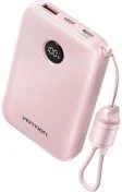 Батарея універсальна Vention FKAP0 10000mAh 22.5W Pink (FKAP0-C)