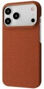 Чохол Proove for Apple iPhone 17 Pro - Carbon Slim with Magnetic Ring Orange (PCCSIP17P010)