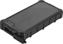 Батарея універсальна Sandberg Solar Powerbank CampLED 10000mAh 22.5W Black (421-23)