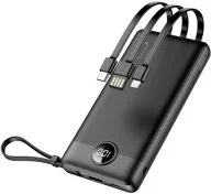 Батарея універсальна Veger W1116 10000mAh 10W Black (6970453554204)
