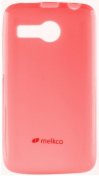 Чохол Melkco для Lenovo A316 - Poly Jacket TPU рожевий