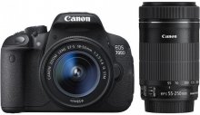 Цифрова фотокамера дзеркальна Canon EOS 700D kit 18-55 мм STM + 55-250 мм STM
