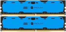 Пам’ять GoodRam Iridium Blue DDR4 2x8 ГБ (IR-B2400D464L15S/16GDC)