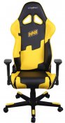 Крісло ігрове DXRACER RACING OH/RЕ21/NY/NAVI Чорне з Жовтими