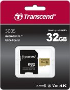 Карта пам'яті Transcend 500S Micro SDHC 32GB TS32GUSD500S