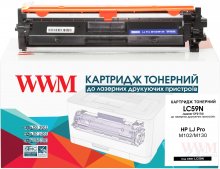 Тонер-картридж WWM for HP LJ Pro M102/M130 аналог CF217A Black