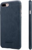 Чохол JISON for iPhone 7/8 Plus - Leather Case Dark Blue  (JS-I8L-14A40)