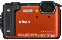 Компактна фотокамера Nikon Coolpix W300 Orange (VQA071E1)