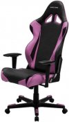Крісло ігрове DXRacer Racing OH/RE0/NP PU шкіра, Al основа, Black/Purple