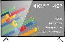 Телевізор LED Ergo LE49CU6520AK (Android TV, Wi-Fi, 3840x2160)