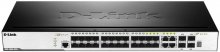Switch, 28 ports, D-Link DGS-3000-28SC L2 10/100/1000Mbps, 4xSFP/1GE, 4x10G SFP+