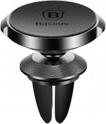 Кріплення для мобільного телефону Baseus Small Ears Series Air Outlet Magnetic Bracket Black (SUER-E01)