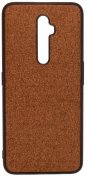 Чохол Milkin for Oppo Reno2 Z - Creative Fabric Phone Case Brown