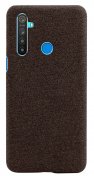 Чохол for Realme 5 - Textile cover Black (661898)