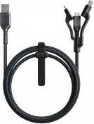 Кабель Nomad Universal Cable 3in1 AM / Micro USB / Type-C / Lightning 1.5m Black (NM0191AB00)