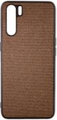 Чохол Milkin for Oppo A91 - Creative Fabric Phone Case Brown  (MC-FC-OPA91-BR)