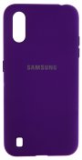Чохол Device for Samsung A01 A015 2020 - Original Silicone Case HQ Purple  (SCHQ-SMA01-PP)