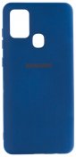 Чохол Device for Samsung A21s A217 2020 - Original Silicone Case HQ Blue  (SCHQ-SMA217-BL)